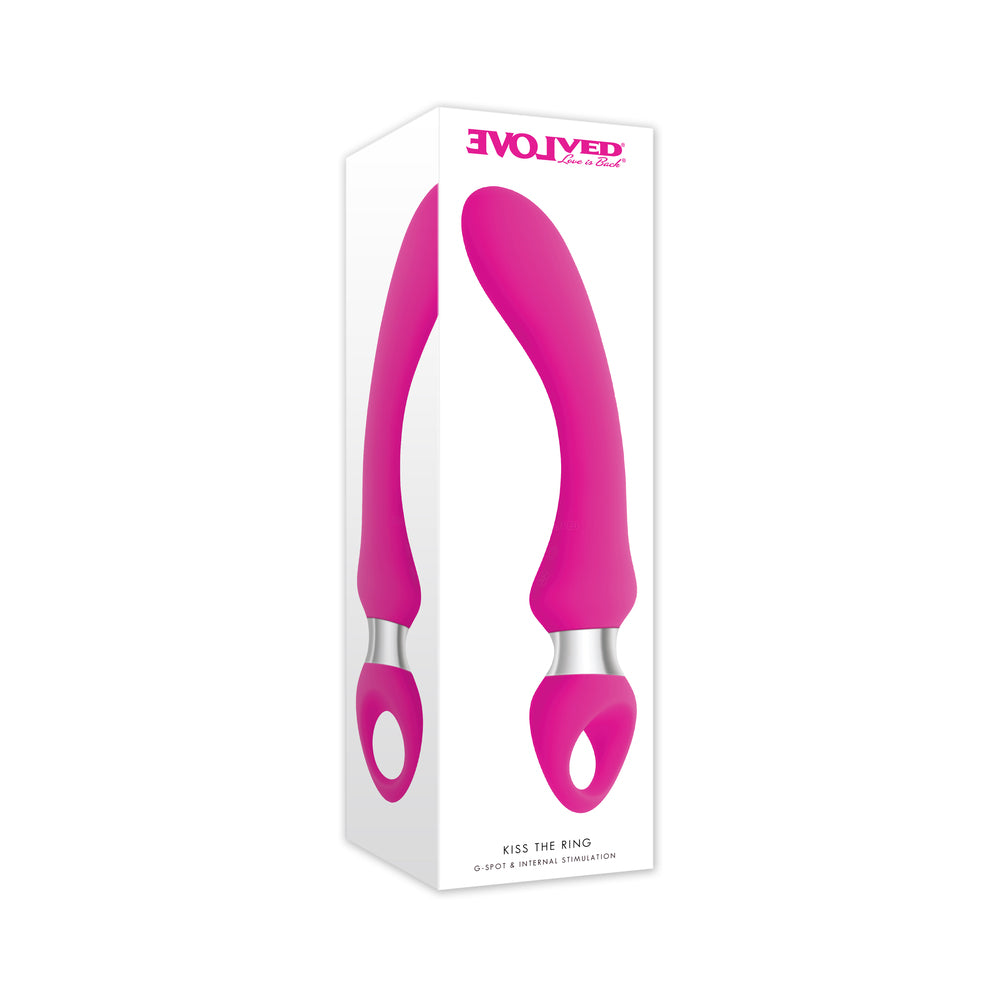 Evolved Kiss the Ring Silicone Rechargeable Pink Evolved Kiss the Ring Silicone Rechargeable Pink