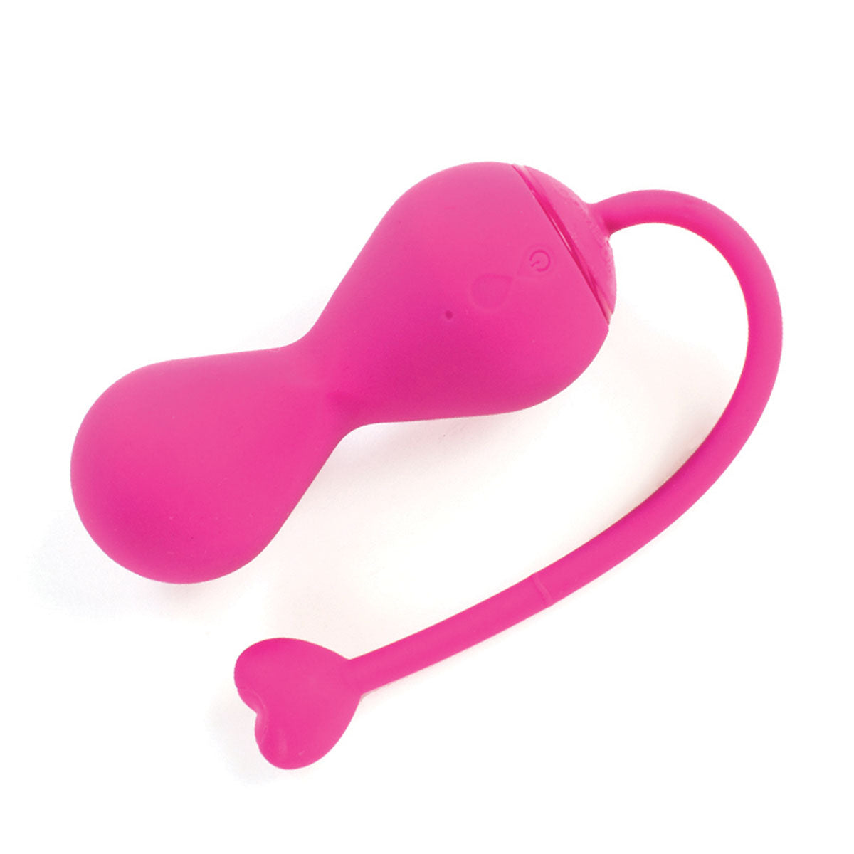 OhMiBod LoveLife Krush Smart Kegel Fitness Pink pink OhMiBod LoveLife Krush exerciser with oval body, cord and heart-shaped tab