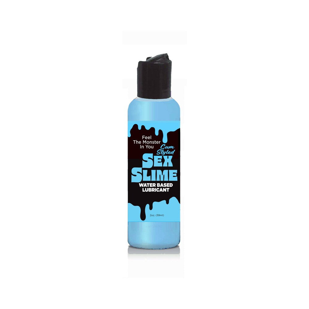 Sex Slime Opaque Blue 2 oz. Opaque-blue Sex Slime 2 oz bottle with black flip-top cap