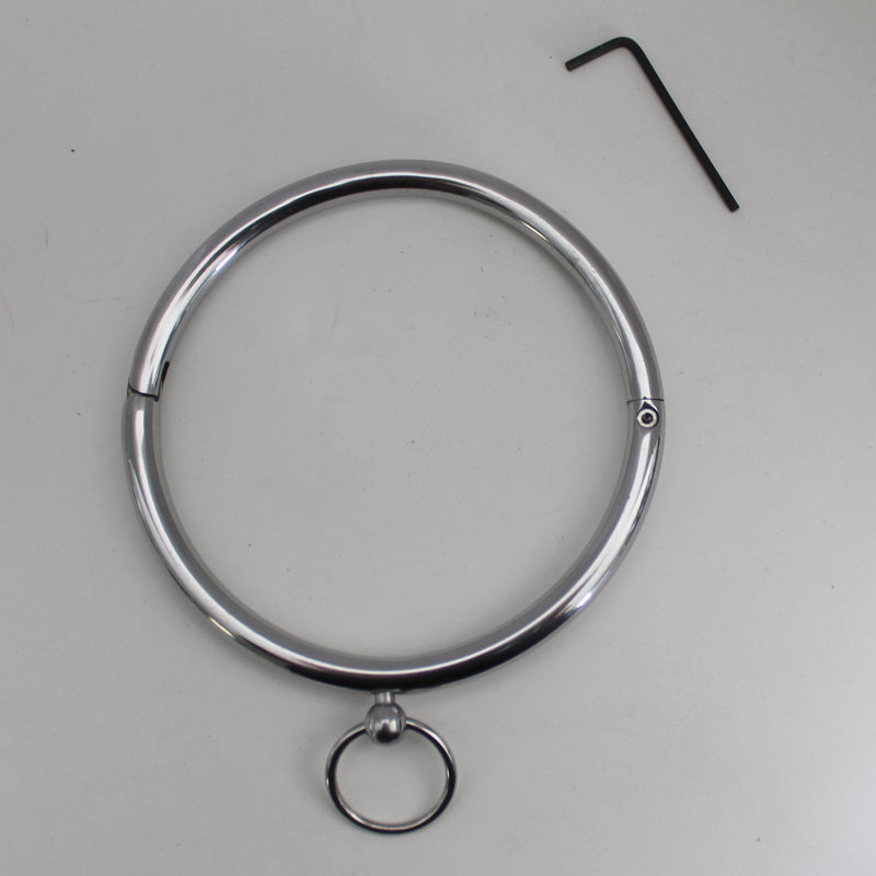Rouge Stainless Steel Collar Rouge Polished Steel Collar with O-Ring and black hex key