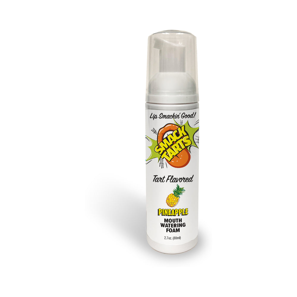 Smack Tarts Mouthwatering Foam Sour Pineapple 2.7 oz. Smack Tarts Sour Pineapple Foam in white pump bottle