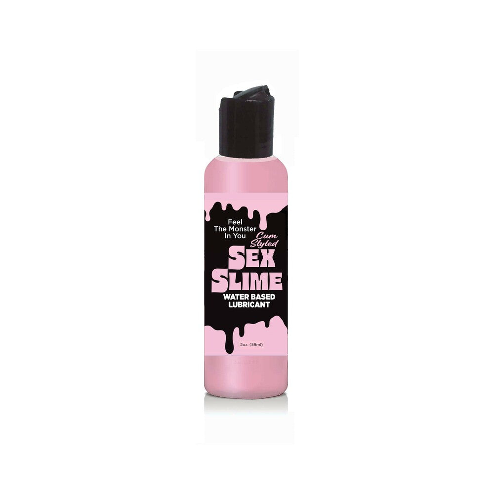 Sex Slime Opaque Pink 2 oz. Opaque-pink Sex Slime 2 oz bottle with black flip-top cap