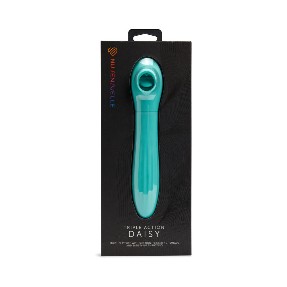 Nu Sensuelle Triple Action Daisy Electric Blue Nu Sensuelle Triple Action Daisy Electric Blue