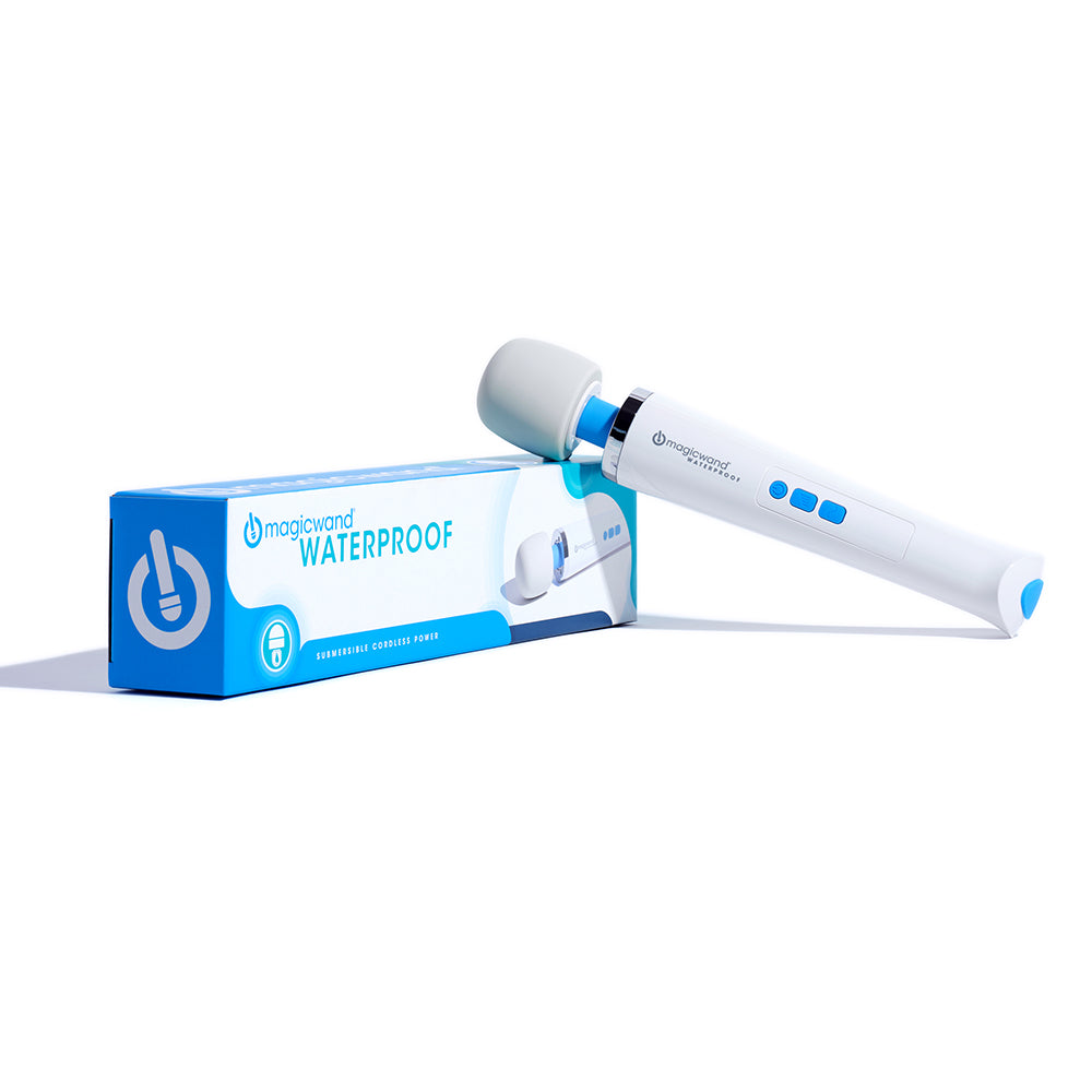 Magic Wand HV-360 Waterproof Rechargeable Massager White Magic Wand HV-360 rechargeable massager with cable and box