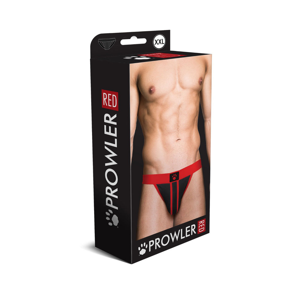 Prowler RED Assless Jock Strap Red 2XL Prowler RED red-trim open-back jock size 2XL retail box