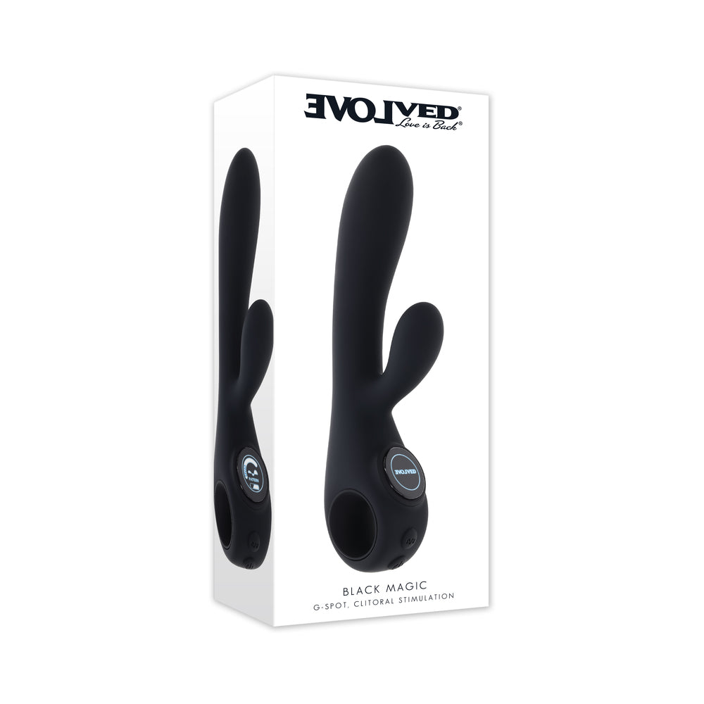 Evolved Black Magic Black Evolved Black Magic black dual-arm massager black retail box front