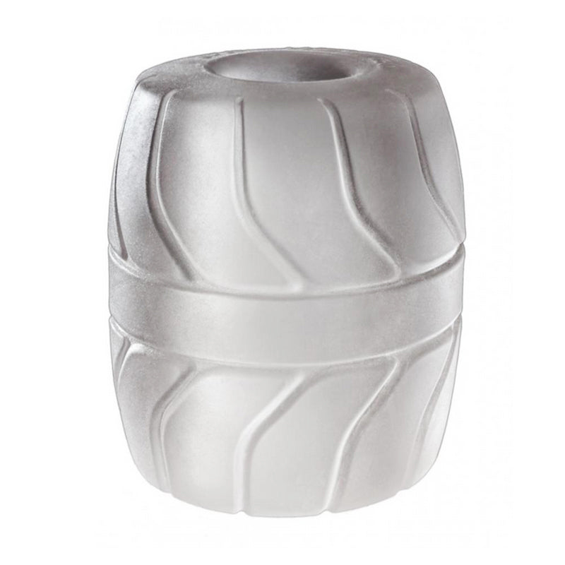 SilaSkin Ball Stretcher - Opaque White Perfect Fit SilaSkin Ball Stretcher opaque white cylinder with open center and curved grooves