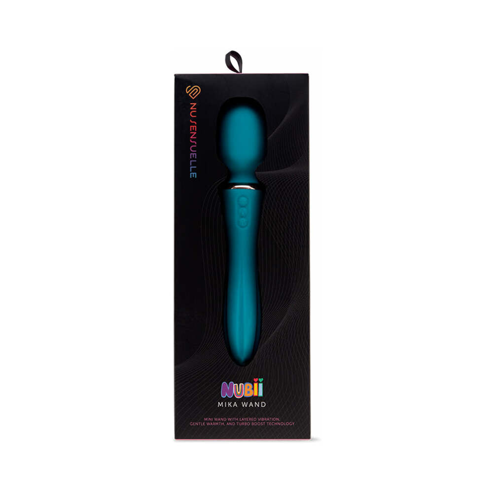 Nu Sensuelle Mika Nubii Wand with Turbo Boost and Heat Blue Nu Sensuelle Mika Nubii Wand with Turbo Boost and Heat Blue