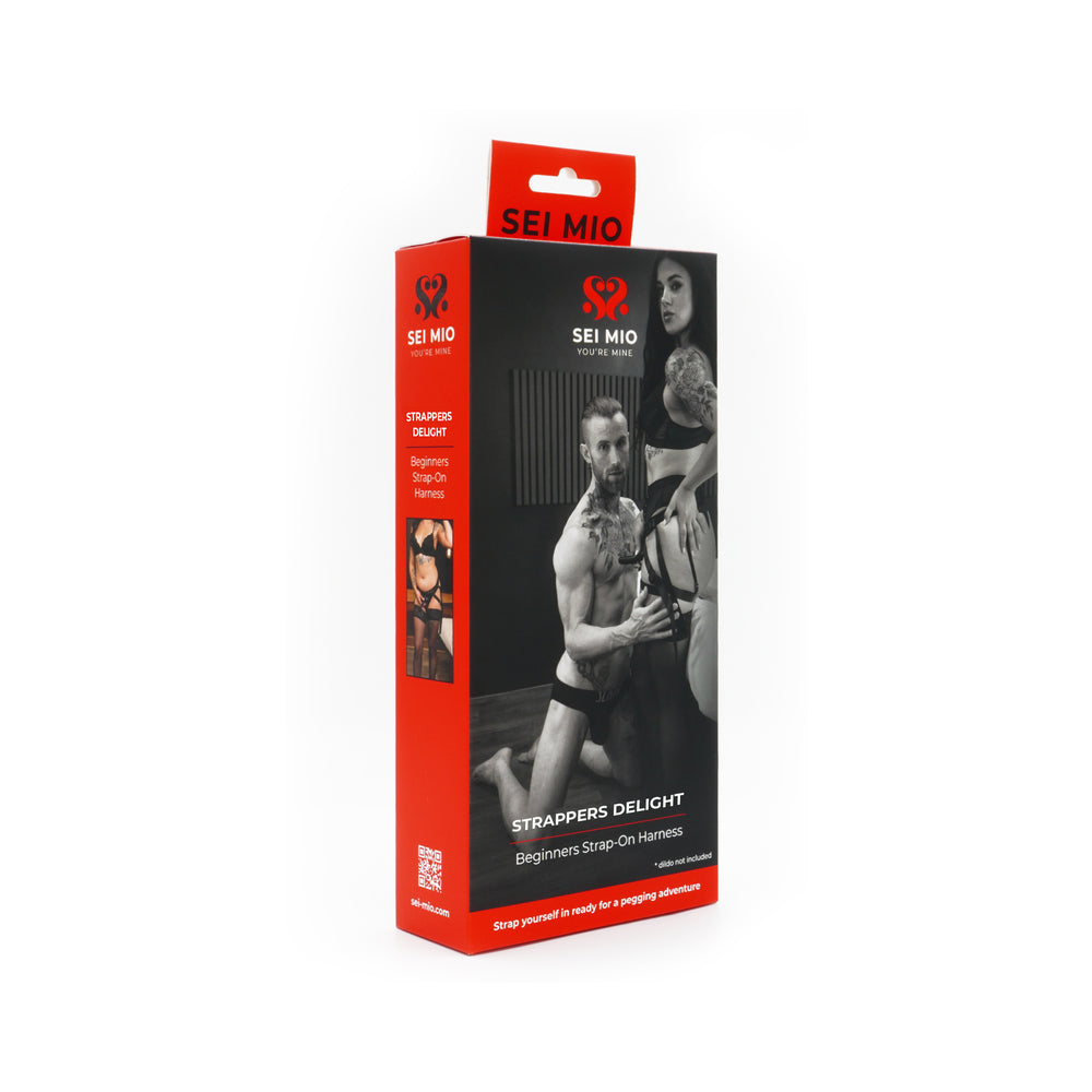 SEI MIO Strappers Delight Beginners Strap-On Harness SEI MIO Strappers Delight beginner strap-on harness retail box