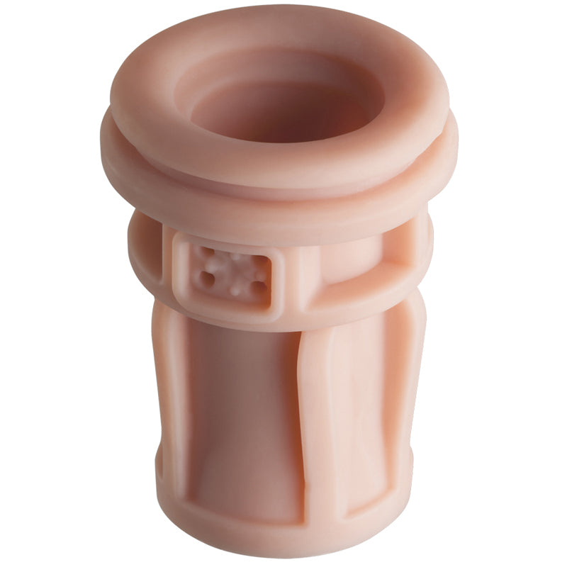 Electro Jack Socket Replacement Sleeve Cyrex Electro Jack Replacement Sleeve beige cylindrical sleeve with rolled rim and slotted sides