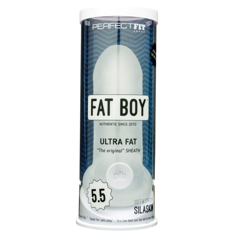 Fat Boy Ultra Fat Sleeve Clear Perfect Fit Fat Boy Ultra Fat clear sleeve in cylindrical package