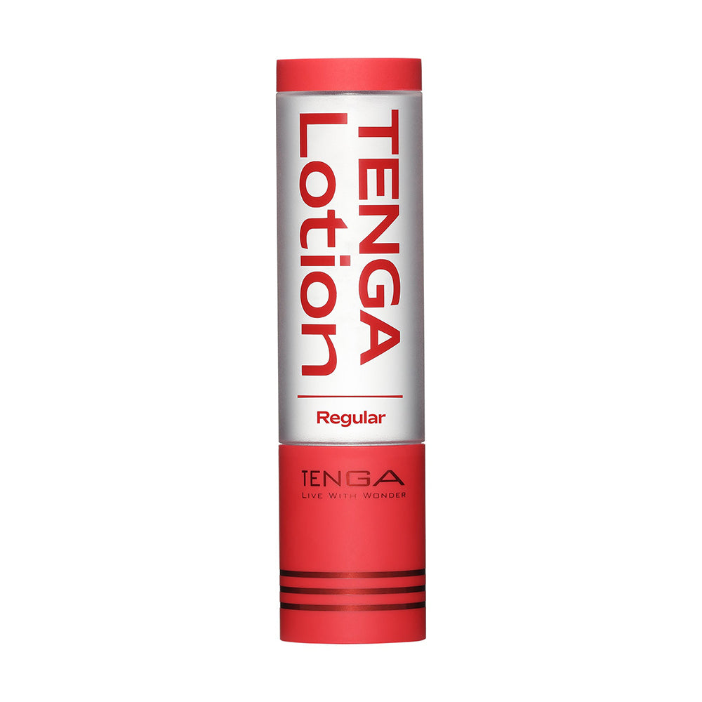 Tenga Lotion Regular 5.75 oz. Bottle Red and white Tenga Lotion Regular 5.75 oz bottle