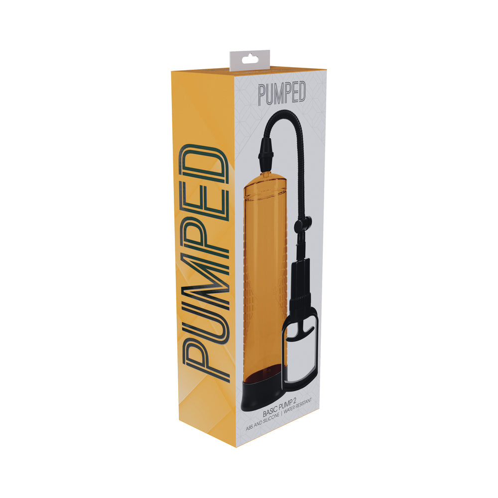 Pumped Basic Pump 2 Water Resistant Orange Shots Pumped Basic Pump 2 orange orange cylinder and black pump pictured on box