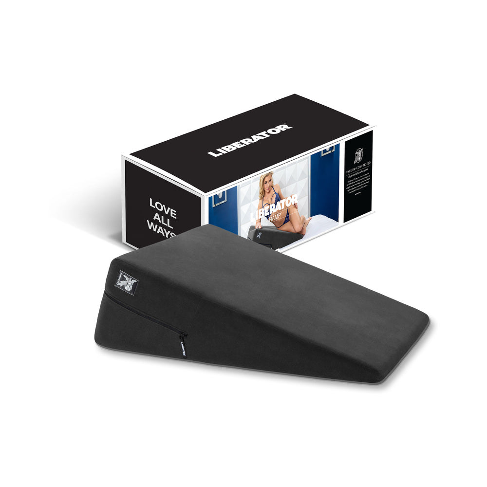 Liberator Ramp Sex Positioning Aid Décor Velvet Black Liberator Ramp Sex Positioning Aid Décor Velvet Black