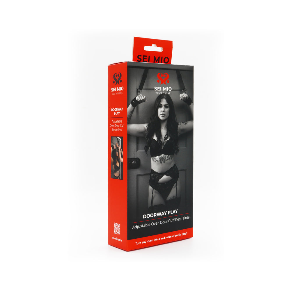 SEI MIO Doorway Control Play Adjustable Over Door Cuff Restraints SEI MIO Doorway Control adjustable over-door cuff retail box