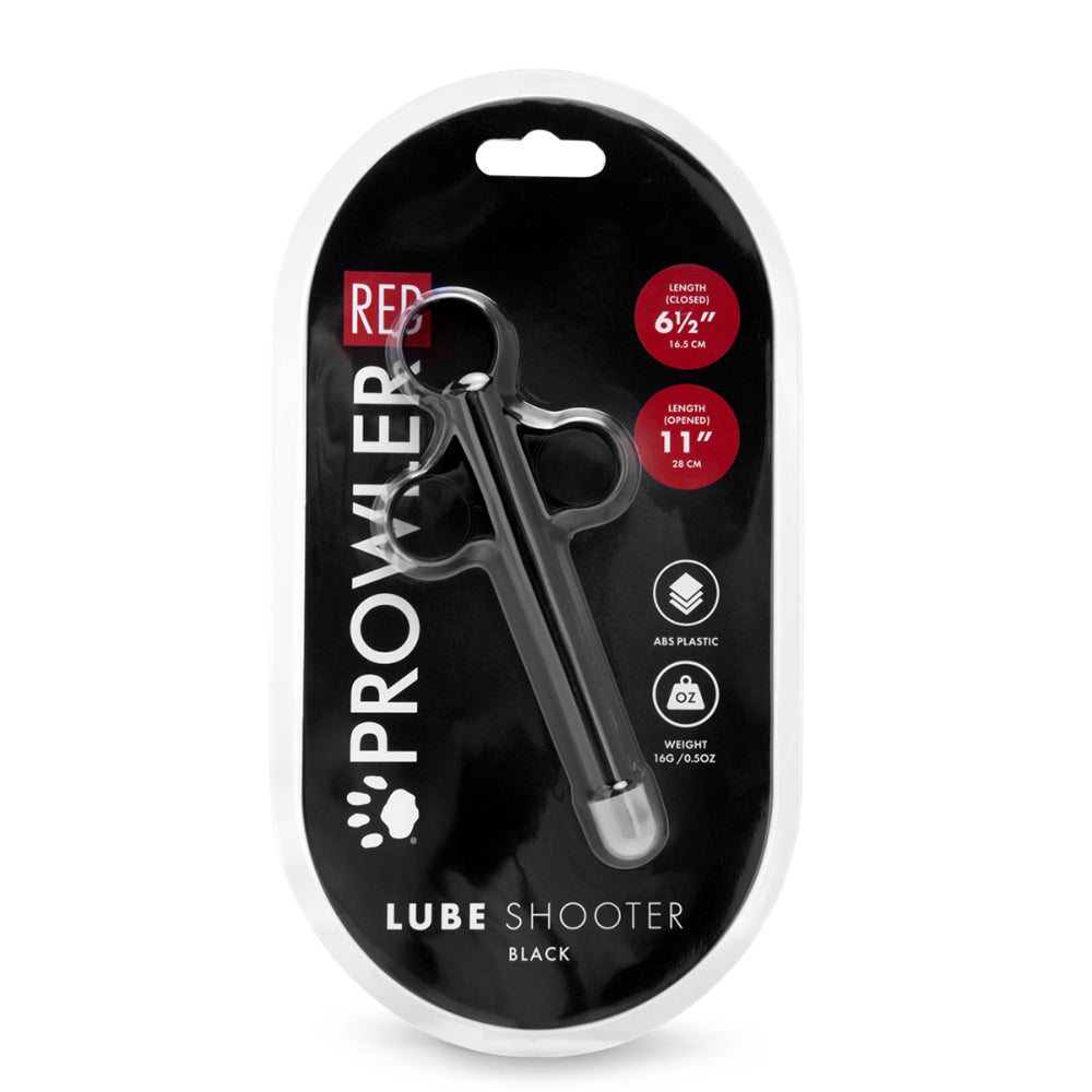 Prowler RED Lube Shooter Black Prowler RED black Lube Shooter in clear retail package