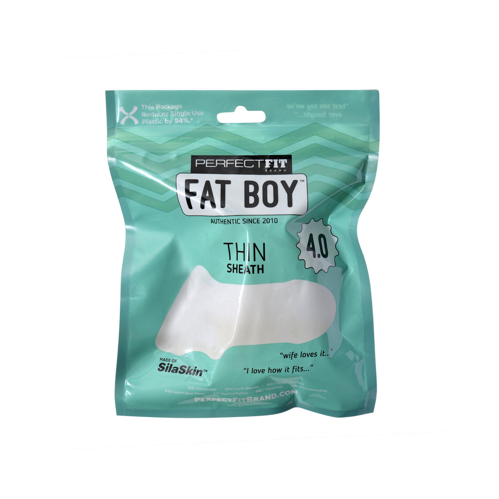 Perfect Fit Fat Boy 4.0 Clear Perfect Fit Fat Boy 4.0 clear textured sheath in teal retail pouch