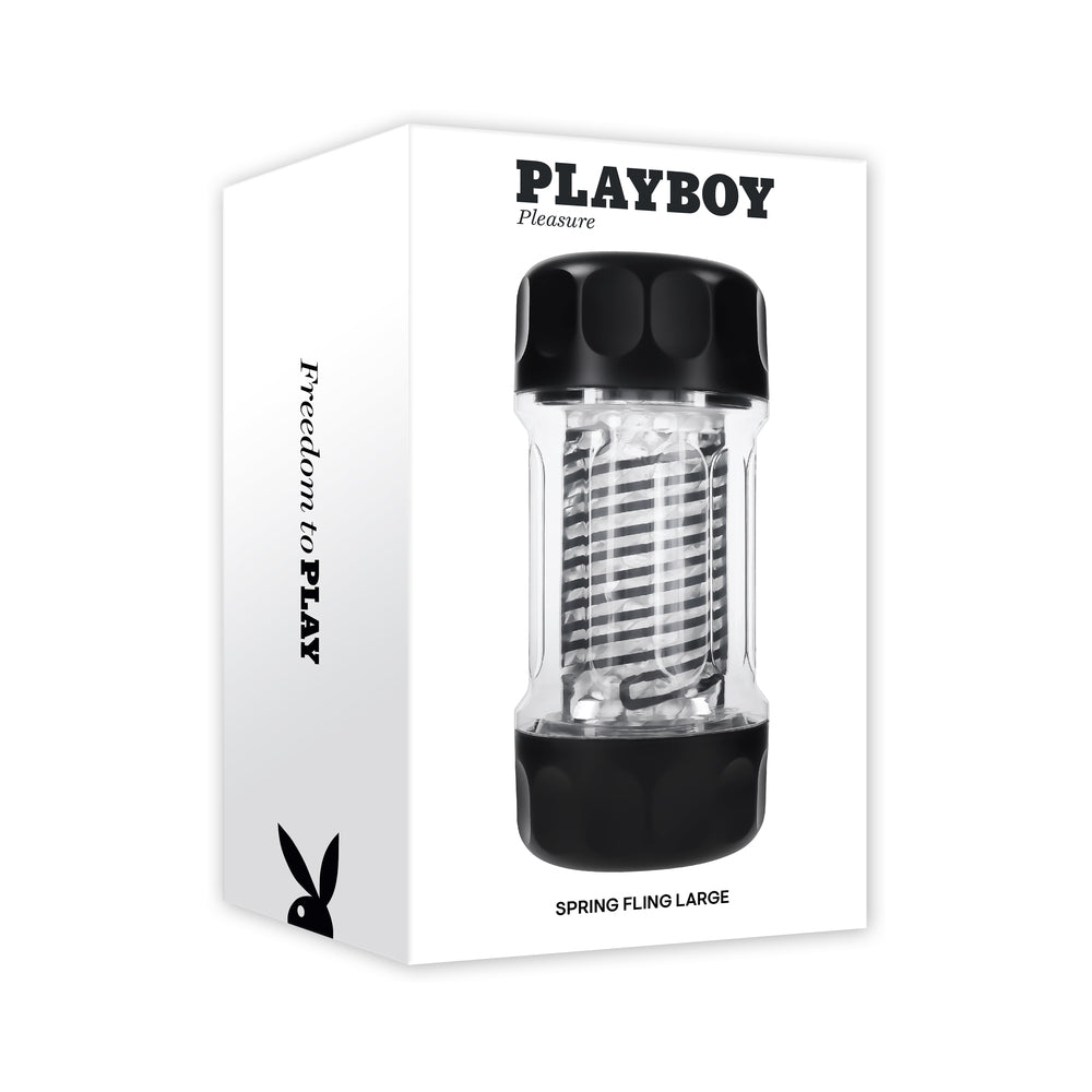 Playboy Spring Fling Large Clear/2 AM Playboy Spring Fling Large clear stroker in white retail box