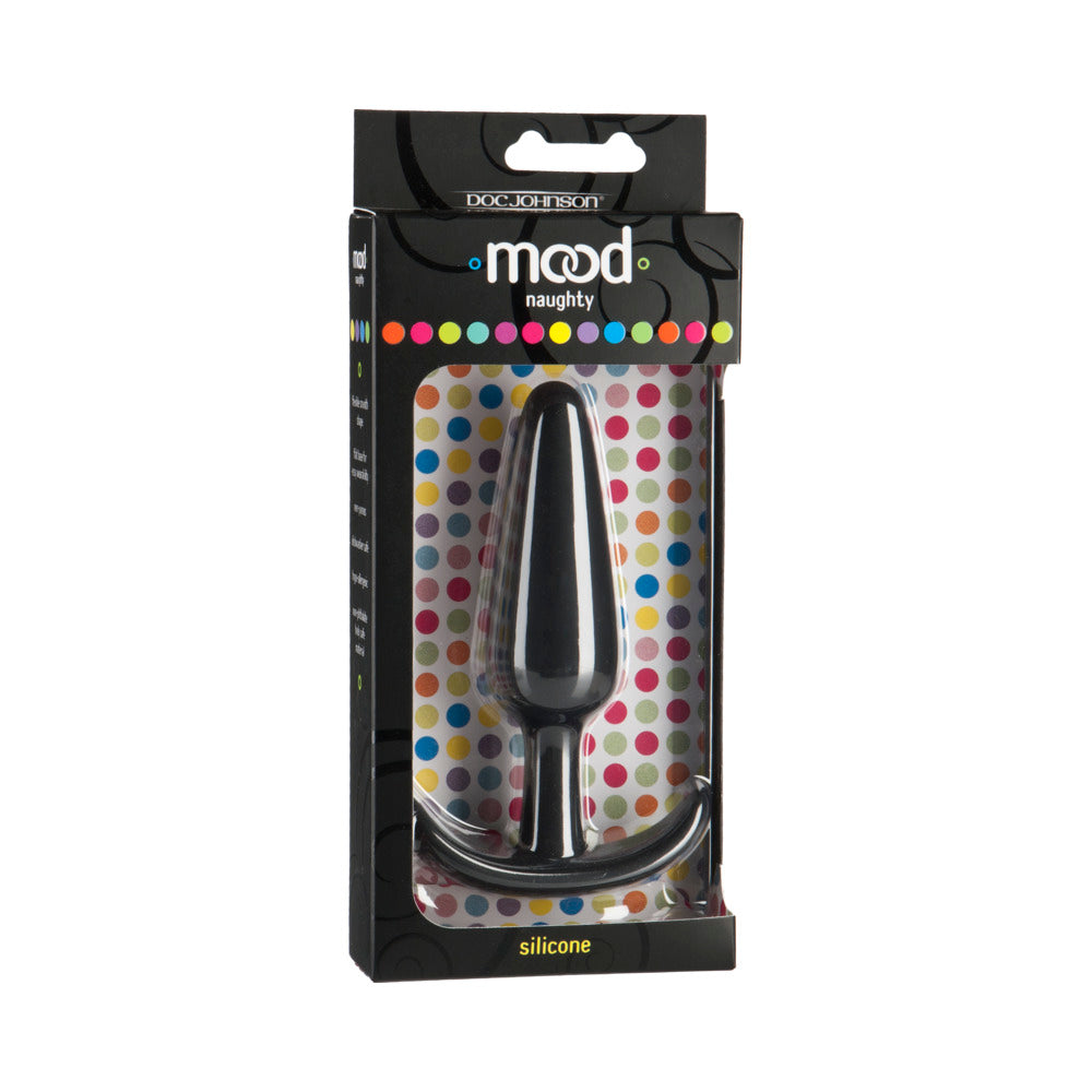 Mood - Naughty - Large Black Silicone Butt Plug Mood - Naughty - Large Black Silicone Butt Plug