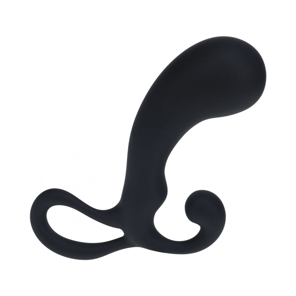 LEVELZ Bulb with Loop Silicone Prostate Massager Small Black LEVELZ Bulb with Loop Silicone Prostate Massager Small Black