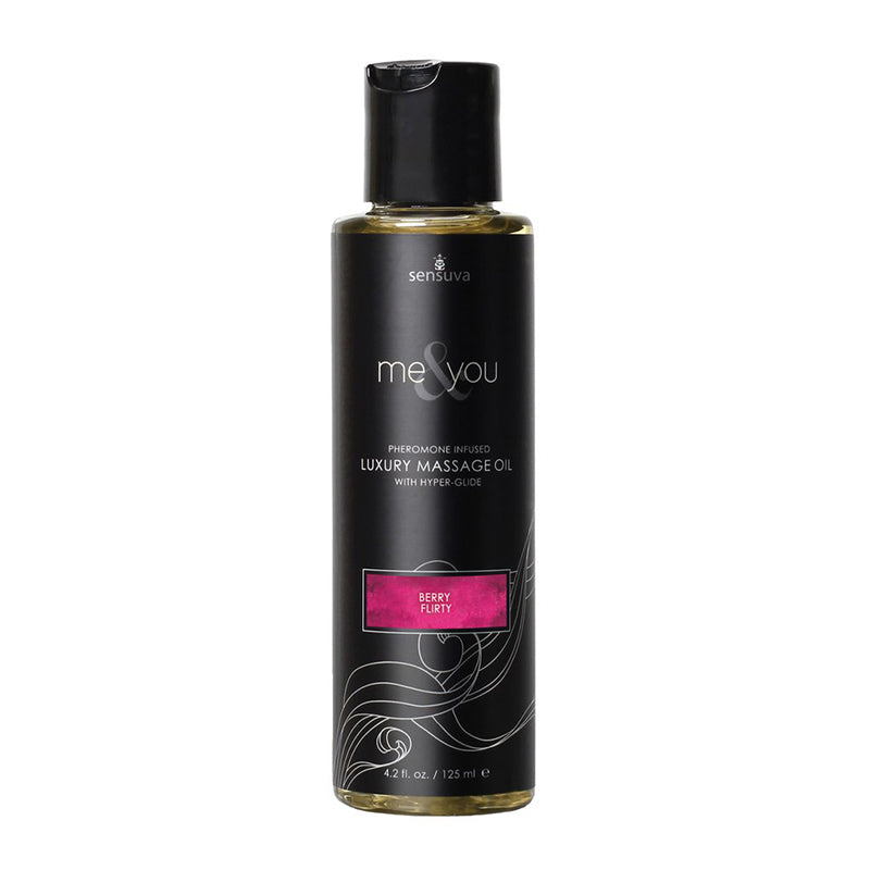 Sensuva Me & You Pheromone-Infused Luxury Massage Oil Berry Flirty 4.2 oz. Sensuva Me & You Pheromone-Infused Luxury Massage Oil Berry Flirty 4.2 oz.
