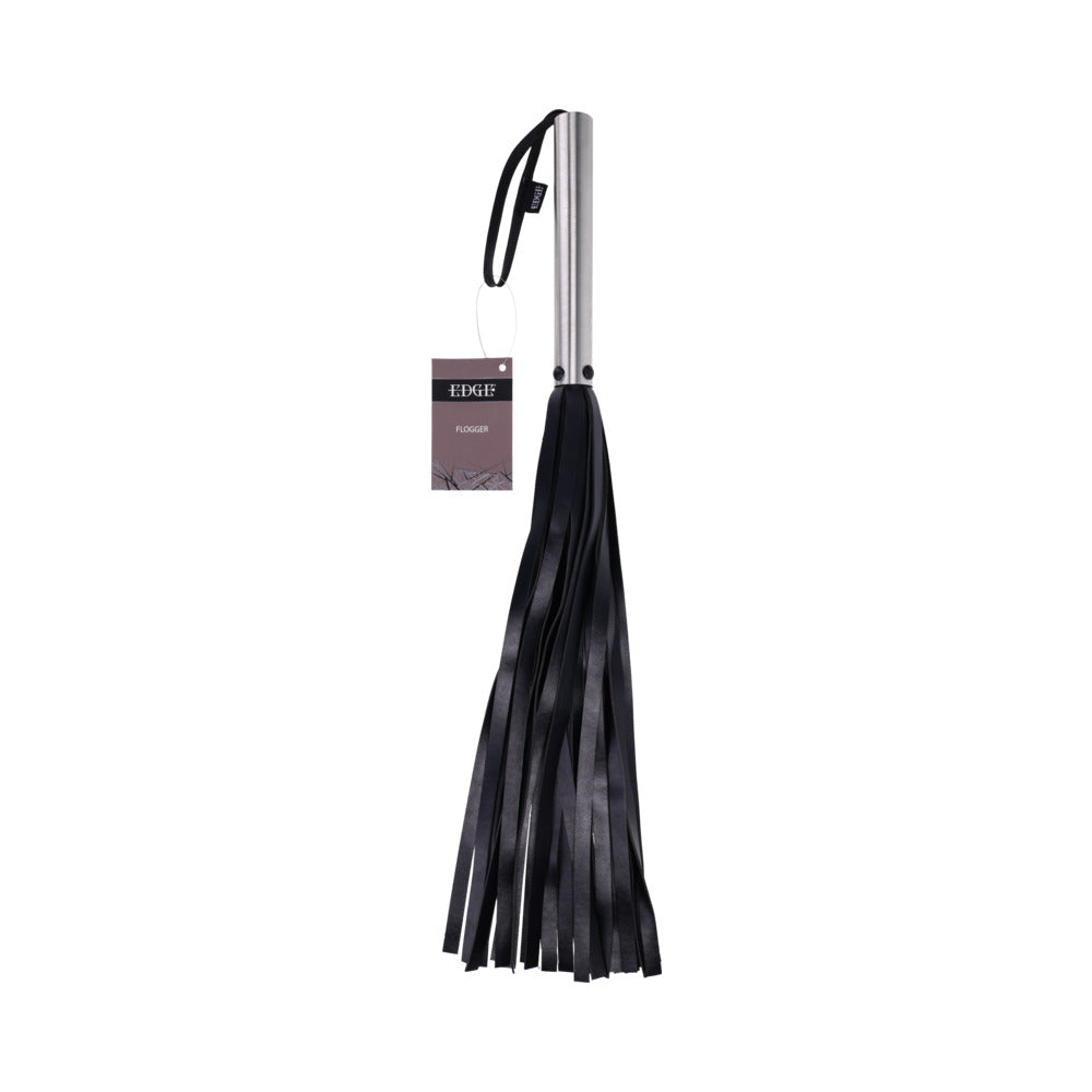 Sportsheets Edge Flogger Sportsheets Edge black multi-fall flogger with wrapped handle