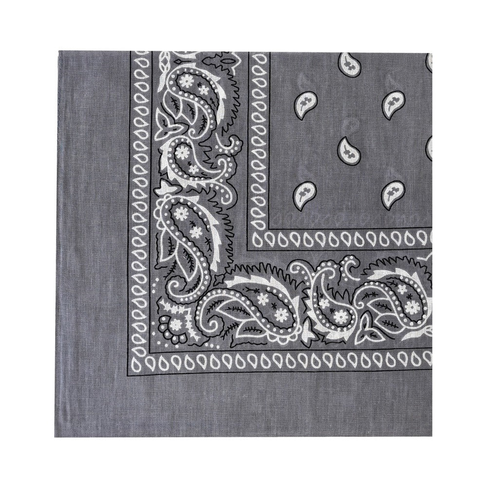 Prowler RED Hanky Grey Folded gray Prowler RED hanky with white paisley border