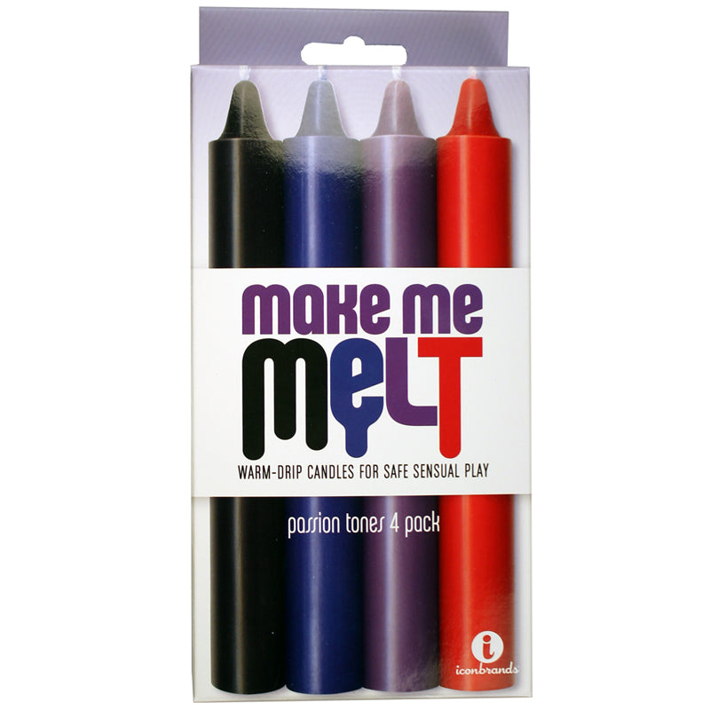 The 9''s, Make Me Melt Sensual Warm-Drip Candles, 4 Pack, Passion Tones The 9''s, Make Me Melt Sensual Warm-Drip Candles, 4 Pack, Passion Tones