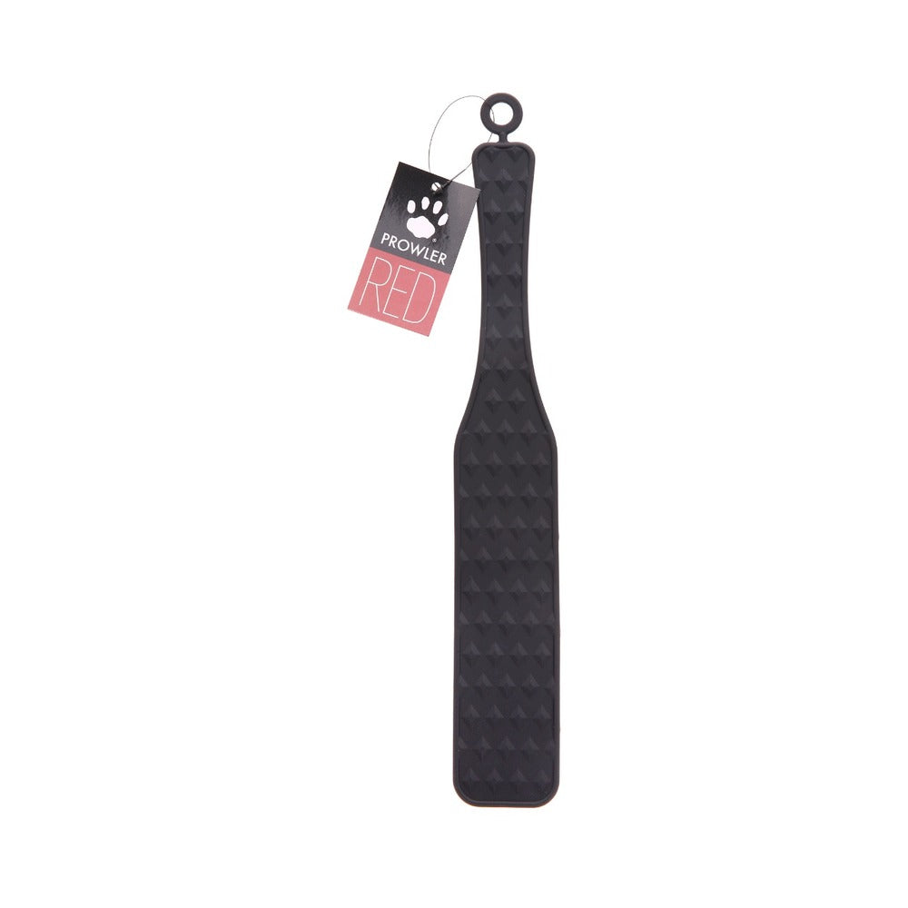 Prowler RED Silicone Paddle Prowler RED black silicone textured paddle patterned face view with tag