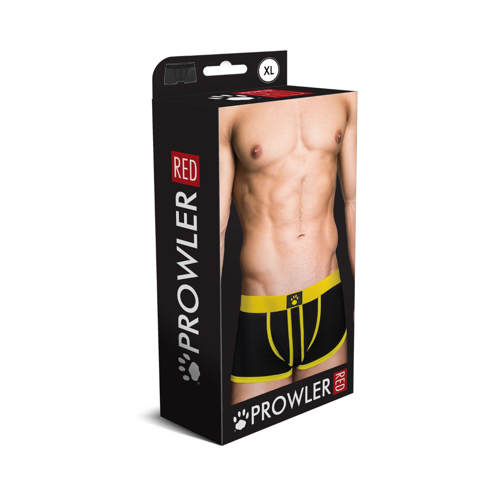 Prowler RED Assless Trunk Yellow XL Prowler RED yellow-trim open-back trunk size XL retail box