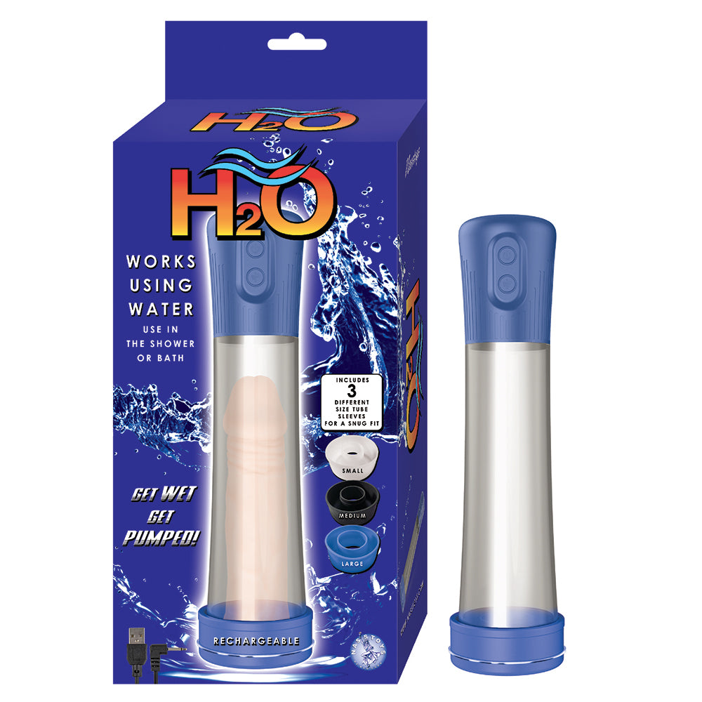 Nasstoys H2O Rechargeable Penis Pump Blue Nasstoys H2O Rechargeable Penis Pump Blue