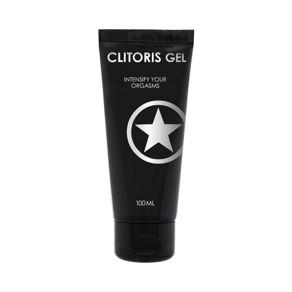 Shots Clitoral Gel 3 oz. Black 3 oz Shots menthol and glycerin topical gel tube with white star mark