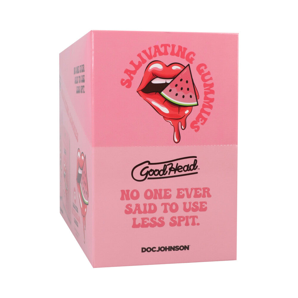 GoodHead Salivating Gummies 24-Pack Display Watermelon GoodHead Watermelon Gummies pink 24-pack counter display
