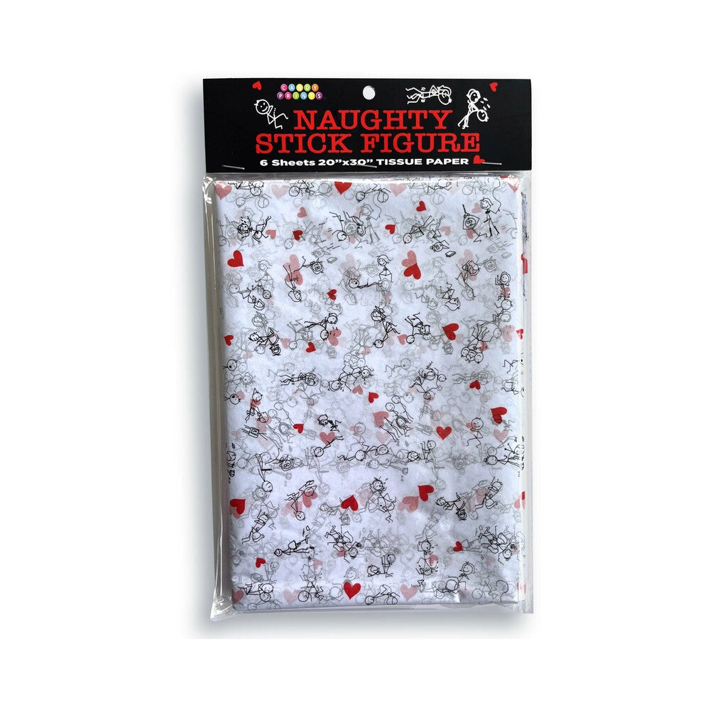 Naughty Stick Figure Tissue Paper Naughty Stick Figure tissue paper six-sheet package