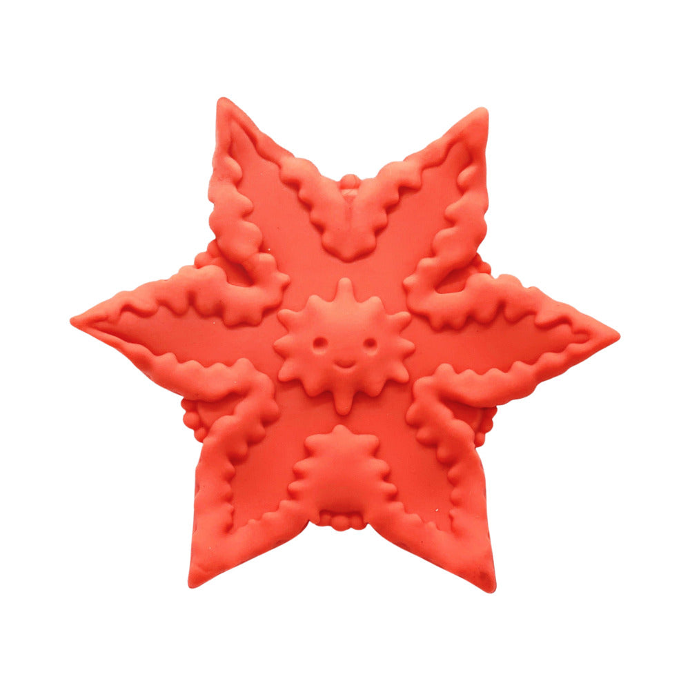 Cute Little Fuckers Starsi Coral coral-orange Starsi vibrator with six textured star points