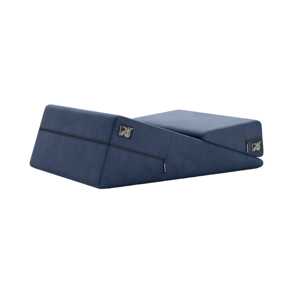 Liberator Wedge & Ramp Sex Combo Original Size Décor Velvet Blue Liberator Wedge & Ramp Sex Combo Original Size Décor Velvet Blue