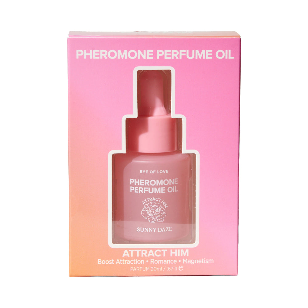 Eye of Love Pheromone Parfum Oil 0.67 oz. Dropper Sunny Daze Boxed Eye of Love Sunny Daze parfum oil dropper