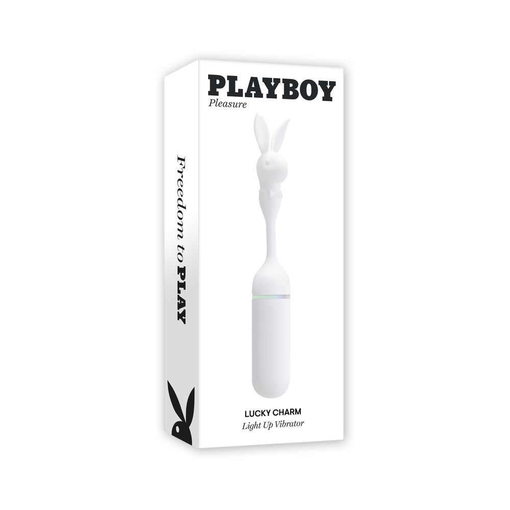 Playboy Lucky Charm White Playboy Lucky Charm white rabbit wand in tall white retail box