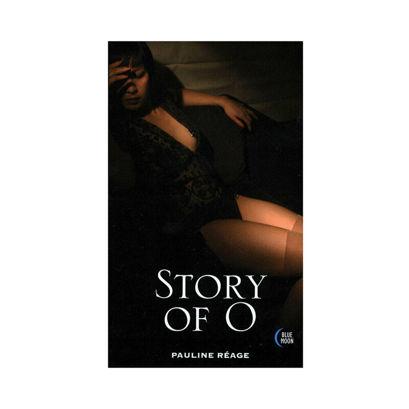 Story Of ''O'' dark Story of O paperback cover by Pauline Reage with seated woman photograph