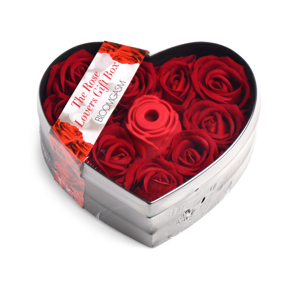 Bloomgasm The Rose Lover''s Gift Box Red Red Bloomgasm heart-shaped gift box filled with rose forms