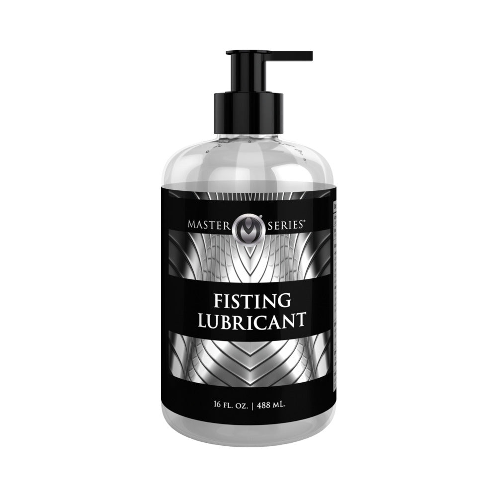 Master Series Fisting Lubricant 16 oz. Master Series Fisting Lubricant 16 oz black pump bottle