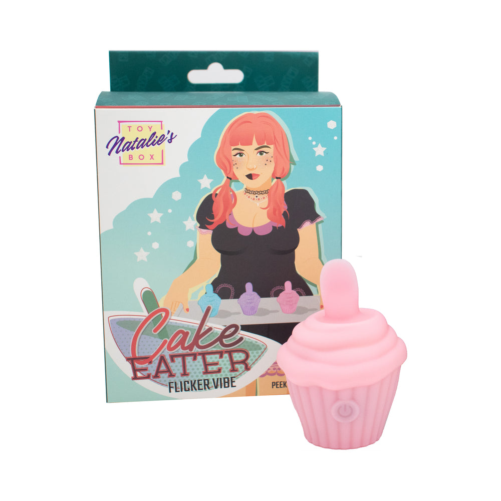 Cake Eater Clit Flicker Stimulator Pink Cake Eater Clit Flicker Stimulator Pink