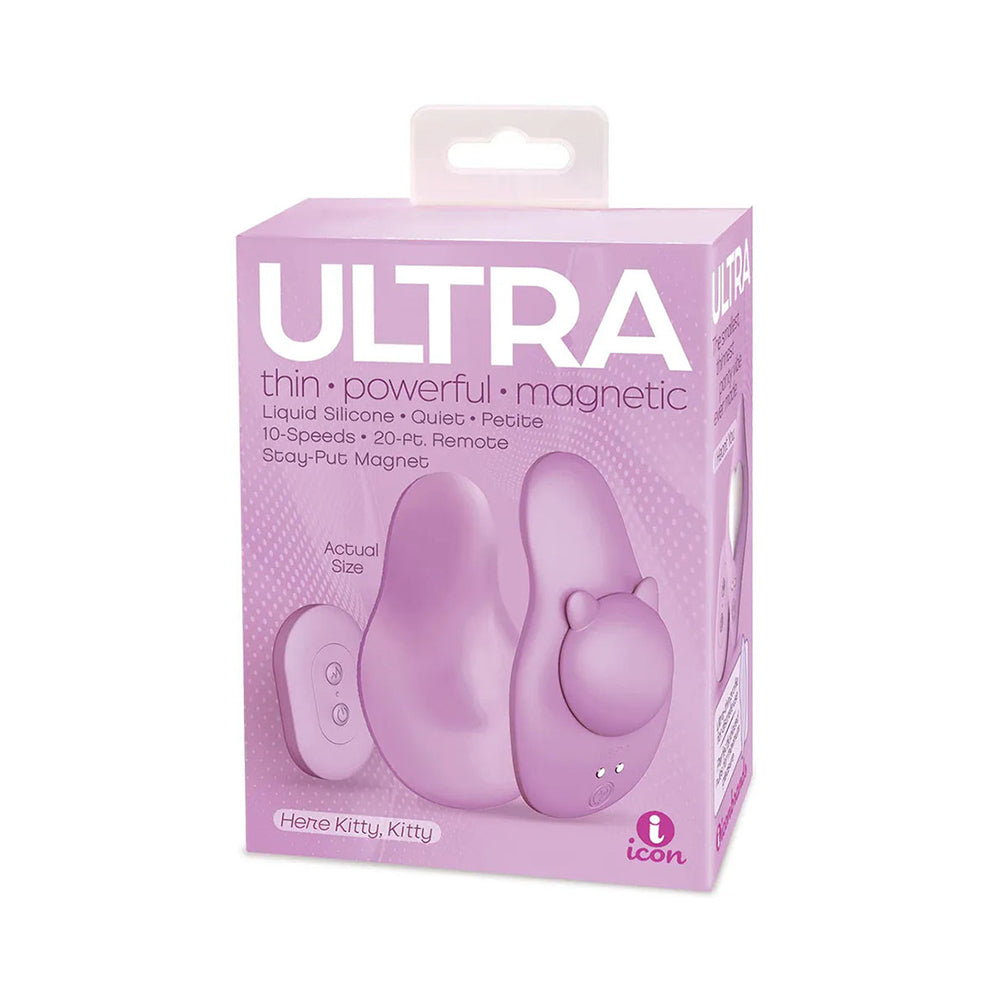 Ultra Panty Vibe Kitty,Kitty Purple Ultra Kitty Kitty purple panty vibrator inside purple retail box