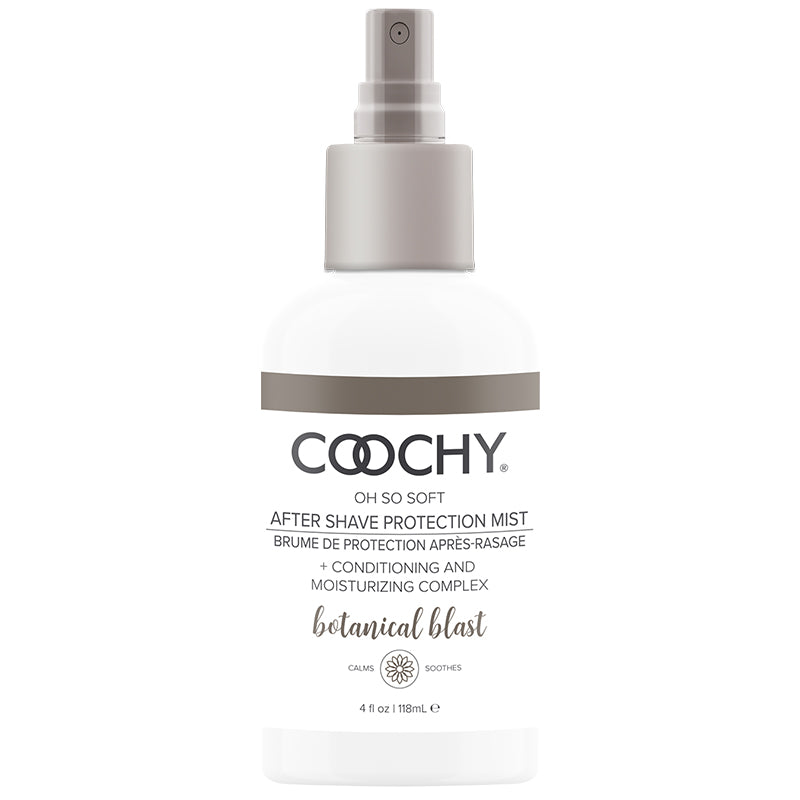 Coochy After Shave Protection Mist Botanical Blast 4 fl.oz Coochy Botanical Blast 4 oz White Pump Bottle