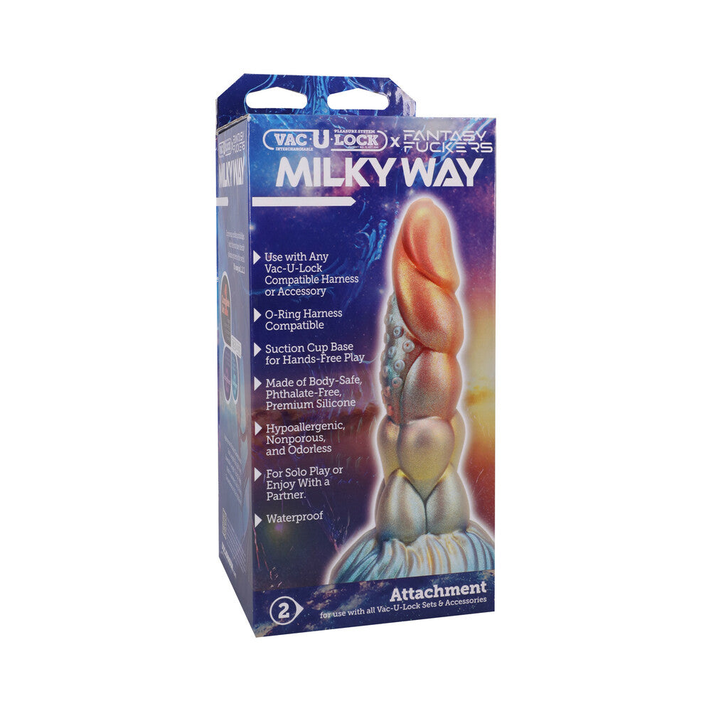 Vac-U-Lock x Fantasy Fuckers Milky Way Multi-Color Fantasy Fuckers Milky Way multicolor attachment in cosmic box