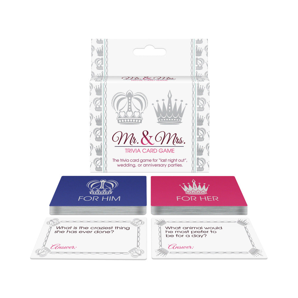 Mr. and Mrs. Trivia Card Game Mr. and Mrs. Trivia Card Game