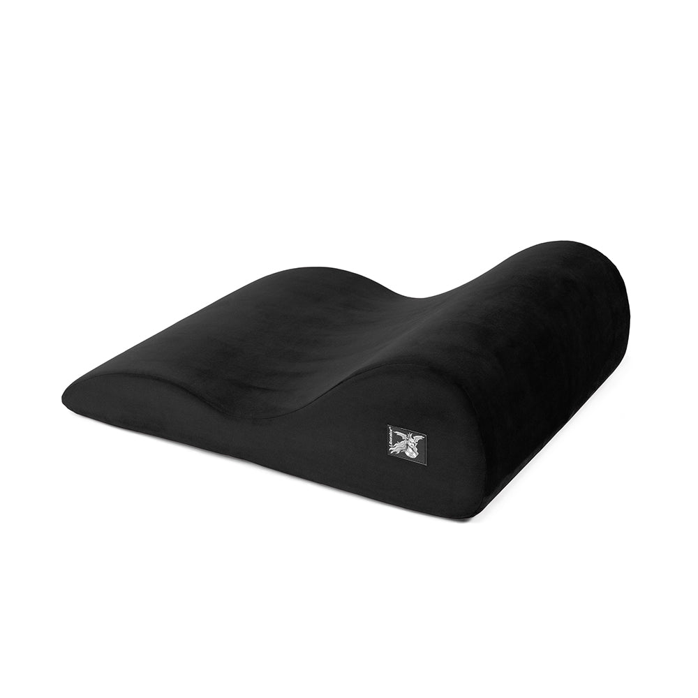 Liberator Hipster Black black Liberator Hipster cushion with broad curved top and tapered ends