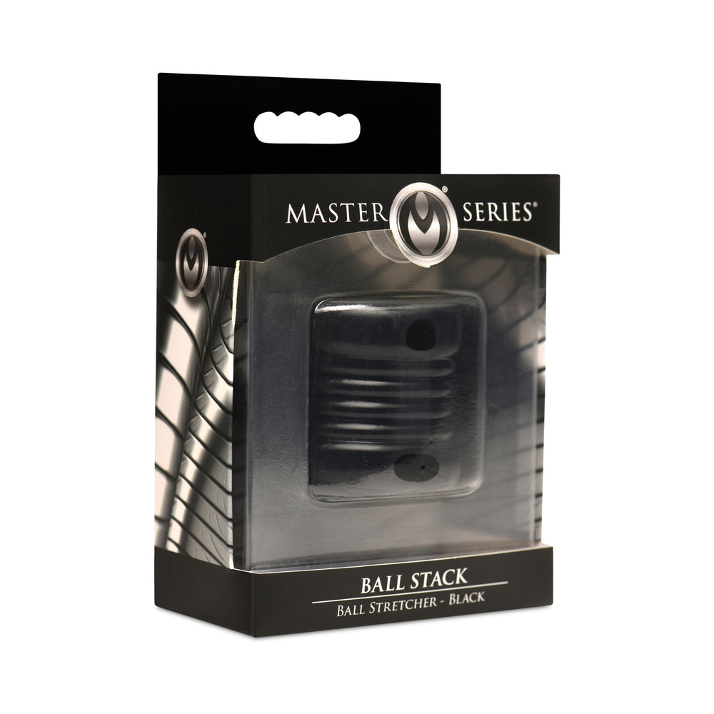 Master Series Ball Stack Ball Stretcher Black Master Series Ball Stack black TPE ring in window-front retail box