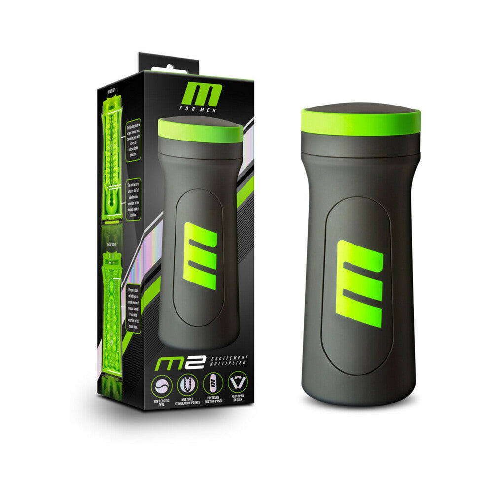 M for Men M2 Superior Stroker Black Blush M for Men M2 black stroker with retail box