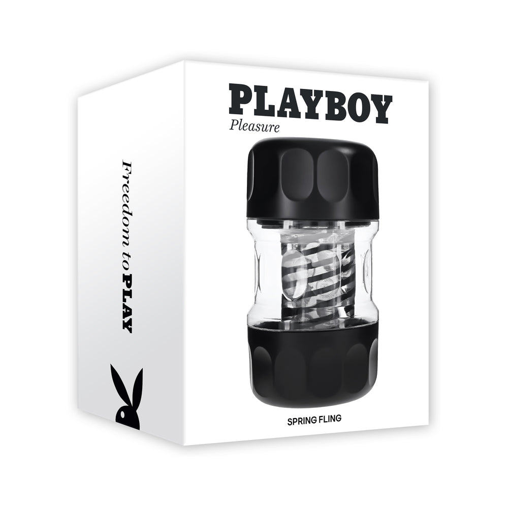 Playboy Spring Fling Clear/2 AM Playboy Spring Fling clear compact stroker in white box